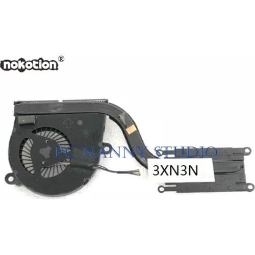 NOKOTION GENUINE for Dell Latitude 5280 CPU Assembly Fan Heatsink Assembly 03XN3N 3XN3N Tested FAST SHIPPING