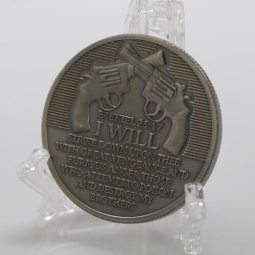 US Counter Terrorism Force Commemorative Coin Three-dimensional Sniper Revolver Nickel Coins Collectibles Punisher of Evil