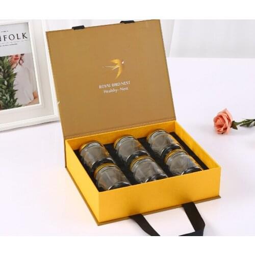 Custom Luxury Gift boxes with custom Shape sponge inside hot stamping logo free shipping ---DH12156