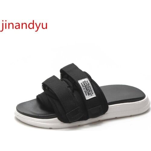 Unisex Beach Shoes White Black Slippers for Men Casual Fashion Summer Shoes Women Slides Slippers Comfy Mens Slippers Outdoor