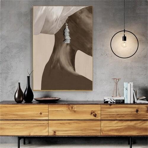 Modern black art woman pictures canvas wall painting vintage home decor canvas posters decoration salon canvas prints frame