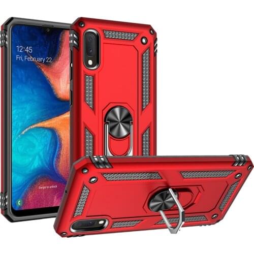 Heavy Duty Rugged Cover Ring Bracket Magnetic Holder Shockproof Kickstand case with screen protector for Samsung Galaxy A10E