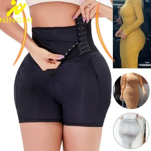 NINGMI Butt Lifter Body Shaper Buttock Women Push Up Strap Seamless High Waist Shaping Panties Tummy Control Shapewear with Hook