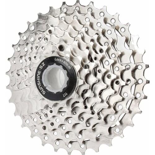 SUNSHINE 8 Speed 11-32T MTB Bike Bicycle Cassette Sprocket Freewheel Silver For IG/HG System 11-32T