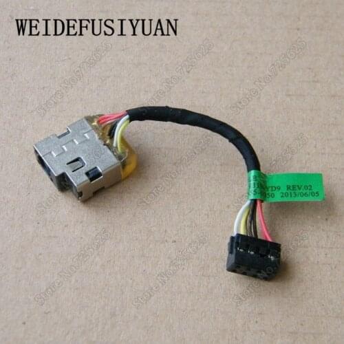 AC DC Power Jack with Cable for HP Pavilion 14-F023CL 14-F020US 14-F027CL 14-F Series 719319-YD9