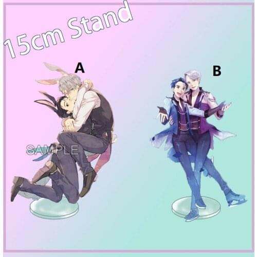 Acrylic Stand Yuri on Ice Yuri Katsuki Victor Couples Yaoi Figure Display 15cm