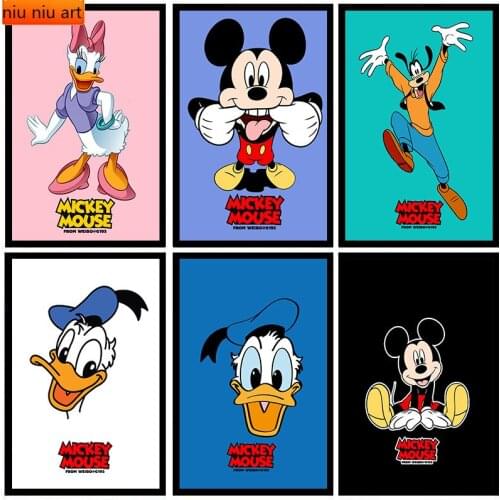 Disney 5D Cute Mickey Animation Diamond Mosaic Diamond Painting Diamond Mosaic DIY Full Diamond Embroidery Home Decor