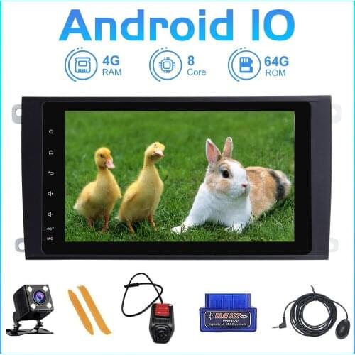 ZLTOOPAI 8" Auto Radio Android 10 For Porsche Cayenne 2003-2010 GPS Navigation Head Unit Car Multimedia Player Stereo Head Unit