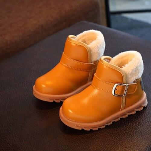 2020 Winter Boots Girls Waterproof Snow Shoes Kids Toddler Keep Warm Children For Girl Boys Boots Ankle Winter Baby Shoe