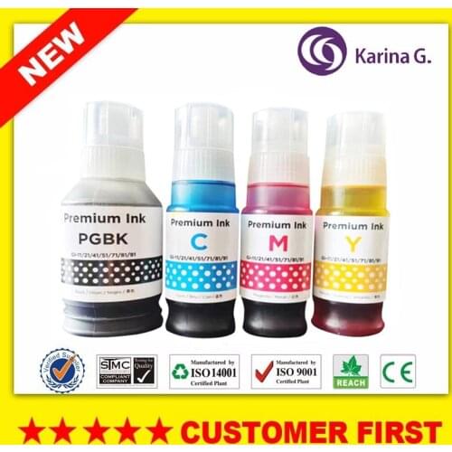 For GI-11 GI-21 GI-41 GI-51 GI-61 GI-71 GI-81 GI-91 Compatible Water Based Bulk Bottle Refill Ink for Canon G2160 G1520 etc