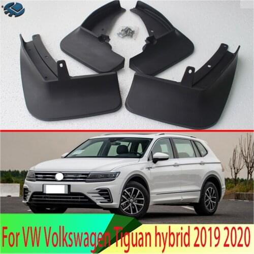 For VW Volkswagen Tiguan hybrid 2019 2020 Mud Flaps Splash Guards Fender Mudguard Kit Mud Flap Splash Guards Mudguard 4PCS