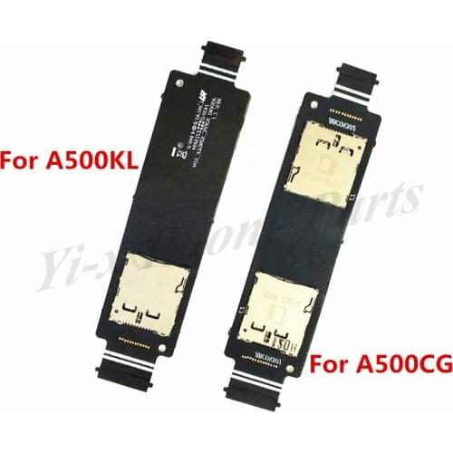 Dual/Single Sim Card Slot Holder Flex Cable For ASUS Zenfone 5 A500CG A500KL Micro Socket Slot Tray Flex Cable Spare Parts