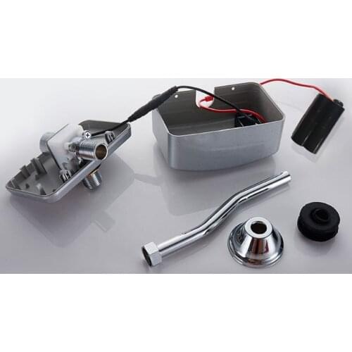 Bathroom Toilet Automatic Electric Urinal Flush Valve Sensor Infrared Touchless Exposed Wall Mount DC 6V Accessories