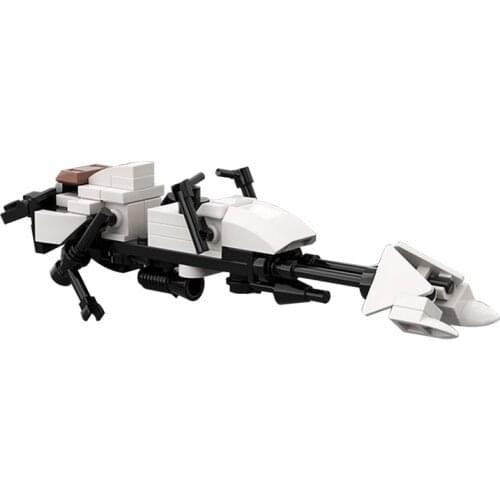 MOC Star Series Toys The Speeder Bike Mini Model Building Blocks Diy Assembly Bricks Educational Bricks Xmas Gift Kids