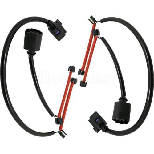 Set of 4pcs Front Rear Left Right Brake Pad Wear Sensor Indicator 95561236500 7L0907637C For VW Touareg Audi Q7 2004-2010