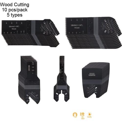 Oscillating Multi Tool Saw Blades Wood Cutter&Scraper 10pcs set Renovator Accessory