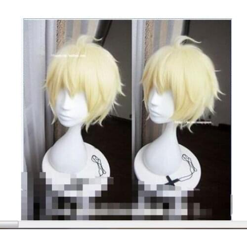 Peruca hair queen cosplay Wholesale& heat resistant LY >>Seraph of the End Mikaela Hyakuya Wig Cosplay Anime wig Costume 5.24
