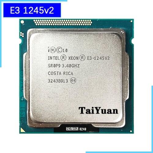 Intel Xeon E3-1245 v2 E3 1245v2 E3 1245 v2 3.4 GHz Quad-Core Eight-Thread CPU Processor 8M 77W LGA 1155