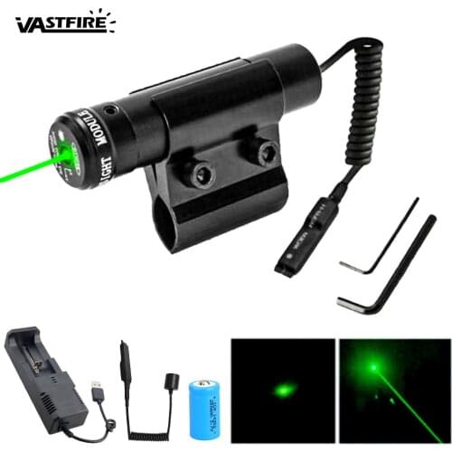 Tactical Green/Red Dot Laser Sight Scope Gun Rifle Weaver Adjustable 20mm/11mm Picatinny Rails Mount Rail For Airsoft Hunting
