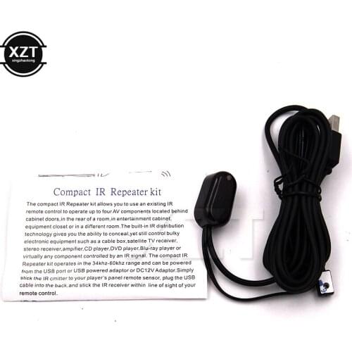 High Quality USB IR Infrared Remote Extender Emitter Receiver Repeater Adapter For TV Box CD DVD Player