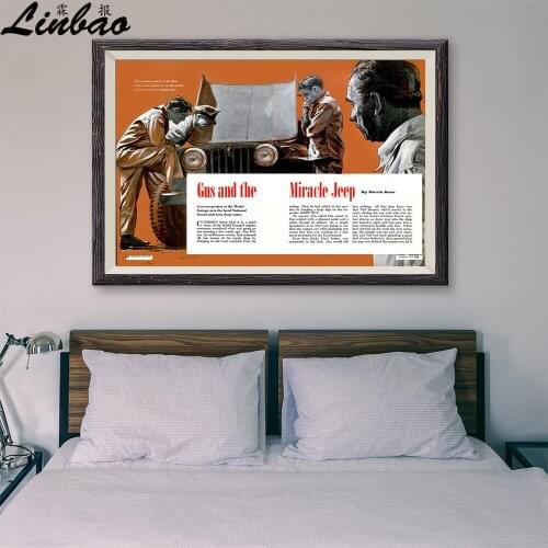 V026 1950 God Gets Great Mileage! Vintage Classic Movie Custom Silk Poster Home Deco Wall Art Christmas Gift