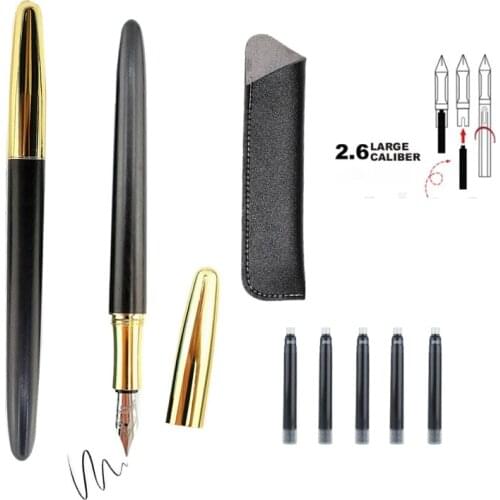 Vintage 0.5mm Nibs Handcrafted Wood Fountain Pen Signature Writing Business Gift