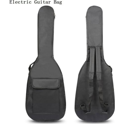 Waterproof Oxford Material Guitar Bag Bass Bag Double Shoulder Straps for Electric Guitar / Bass 5mm Thickness Sponge Padded