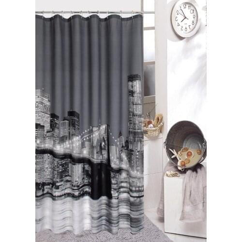 The shower curtain for the bathroom Js4182 terylene bath curtains