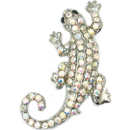 Gecko Lizard Animal Brooches for Women Cute Fashion Jewelry Brooch Pins Accessories Kids Gift