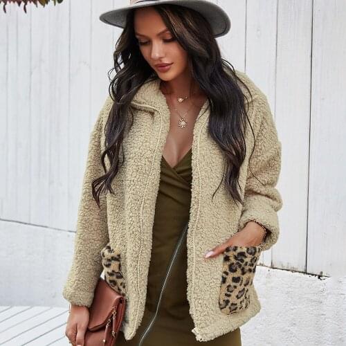 Woman Jacket 2021 Europe New Fashion Long Sleeeve Outfit Hooded Fleece Womens Thick Plus Velvet Lapel Plush Jacket Coat