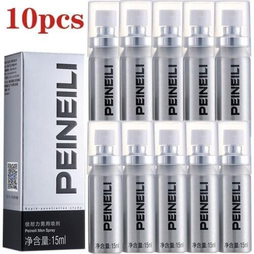 10PCS Peineili Long-last Sex Delay Spray Products Male Sex Spray for Penis Men Prevent Premature Ejaculation Adult Products