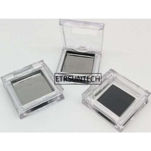 100pcs Square plastic box,Eye shadow Blusher Pressed powder plate with magnet packing container F3386