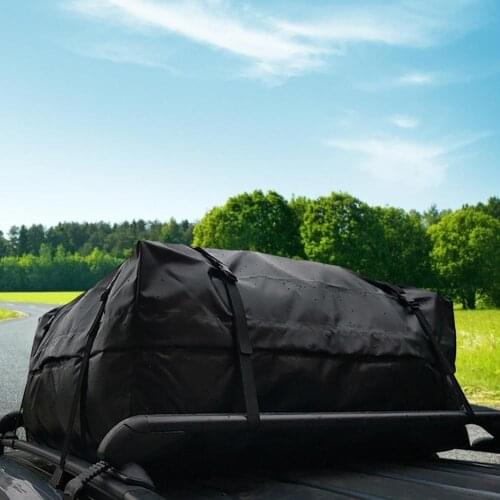 112x87x44cm 420D Oxford Cloth Car Cargo Roof Luggage Bag Waterproof Foldable Auto Luggage Carrier Storage Bag Travel Accessories