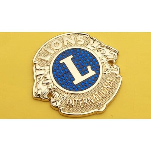 3D Gold Metal Lion Auto Trunk Rear Fender Emblems Badge Decal Sticker Car Accessories