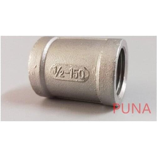 Free shipping High Quality1" Female x 1" Female Couple Stainless Steel SS 304 Threaded Pipe Fittings New