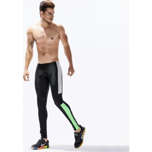 New 2018 men fitness running pants mens elastic tight trousers gym exercise male sweatpants pants man sportswear workout pants