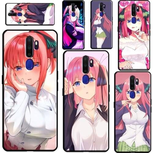 Nakano Nino Gotoubun no Hanayome Case For OPPO A15 A83 A91 A93 A52 A72 A31 A53 A5 A9 2020 A1K A3S A5S F5 F7 Find X2 X3 Pro