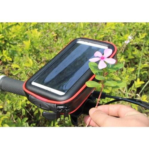 Touch Screen Bicycle Bike Motorcycle Phone Holders Stands Case Bag ForGalaxy A8+ (2018)/A8 (2018)/C7 (2017) J7+/C8/J7 Max/J7 Pro