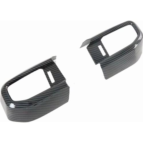 For Ford Explorer 2020 2021 Carbon Fiber ABS Interior Air Vent Outlet air conditioning Cover trim frame Sticker Car Styling