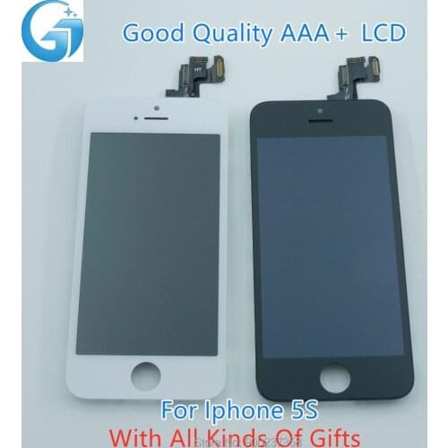 Good Quality AAAA+++ Grade For iPhone 5S Full Assembly LCD Screen Digitizer Full Replacement Pantalla+Camera