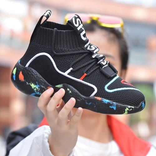 Hot Black Camouflage Mens Sock Sneakers Big Size 35-47 Breathable Couple Platform Sock Shoes Men Ultralight Casual Sneakers Men
