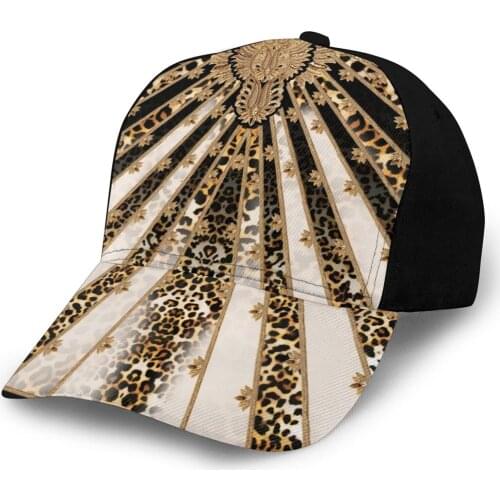 Summer Baseball Caps Men Women Luxury Europe Golden Pattertn Hats Adjustable Unisex Casual Beach Snapback Wholesale Dropshipping