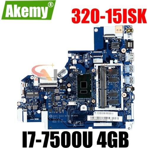 NM-B241 for Lenovo 320-15ISK/IKB 520-17ISK/IKB laptop motherboard W/ i7-7500U 4GB DG421 DG521 DG721 NM-B241 100% fully Tested