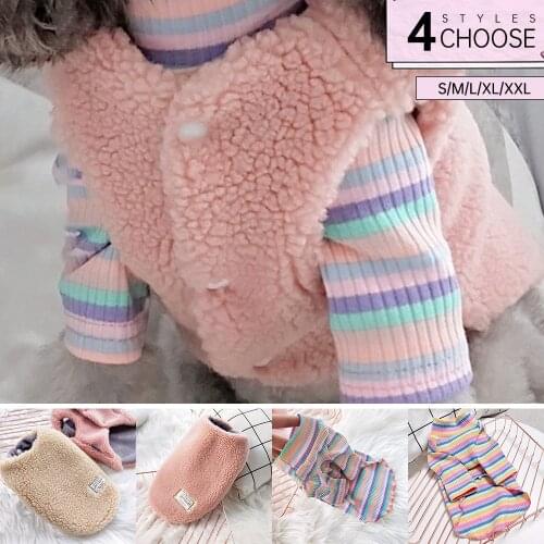 Newest Dog Clothes Dog Jacket Fashion Winter Pet Puppy Cat Dog Clothes Vest Spring Autumn Winter Coat Jacket For Small Dog Vests