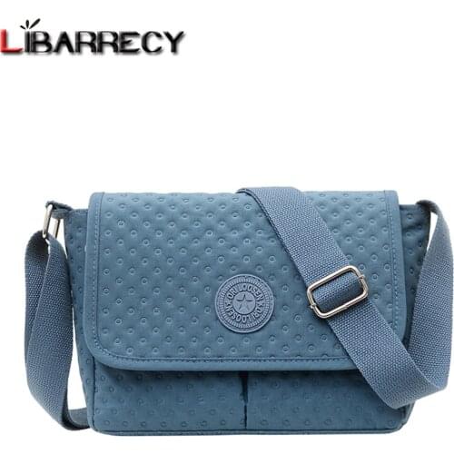 Solid Color Designer Ladies Shoulder Bag High Quality Nylon Women Messenger Bags Fashion Design Womens Travel Wallet Sac Femme