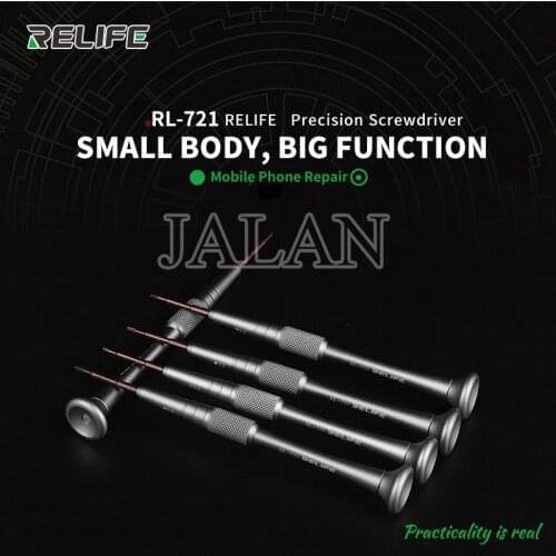 RELIFE RL-721 Aluminium Alloy Screwdriver Set For Mobile Phone Repair High Hardness High Precision Screwdriver