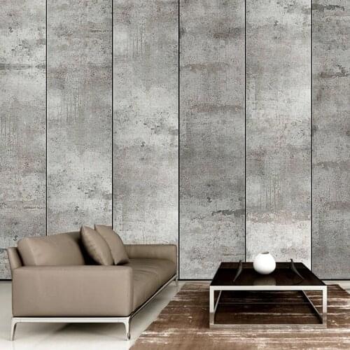 Self-Adhesive Waterproof Wallpaper 3D Retro Industrial Style Cement Wall Mural Wallpaper Living Room Bedroom Background Stickers