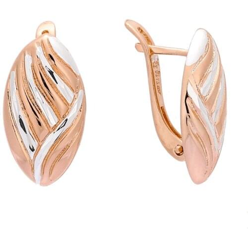 Women Drop Earring Wholesale Factory Femme Jewellery Rose Gold Color Women Accessories Luxury Design Girls Earring