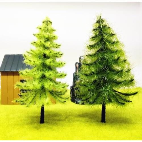 10pcs HO OO Scale Model Trees Train Railroad Layout Diorama Wargame Scenery Entertainment accessories for DIY enthusiasts
