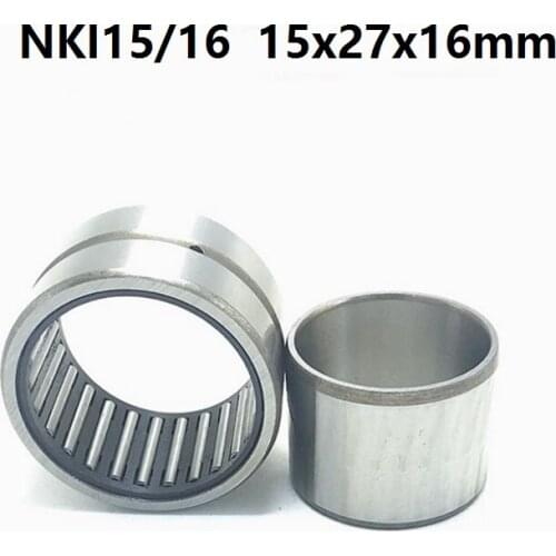 10pcs NKI15/16 Needle roller Bearing 15x27x16 mm with inner ring